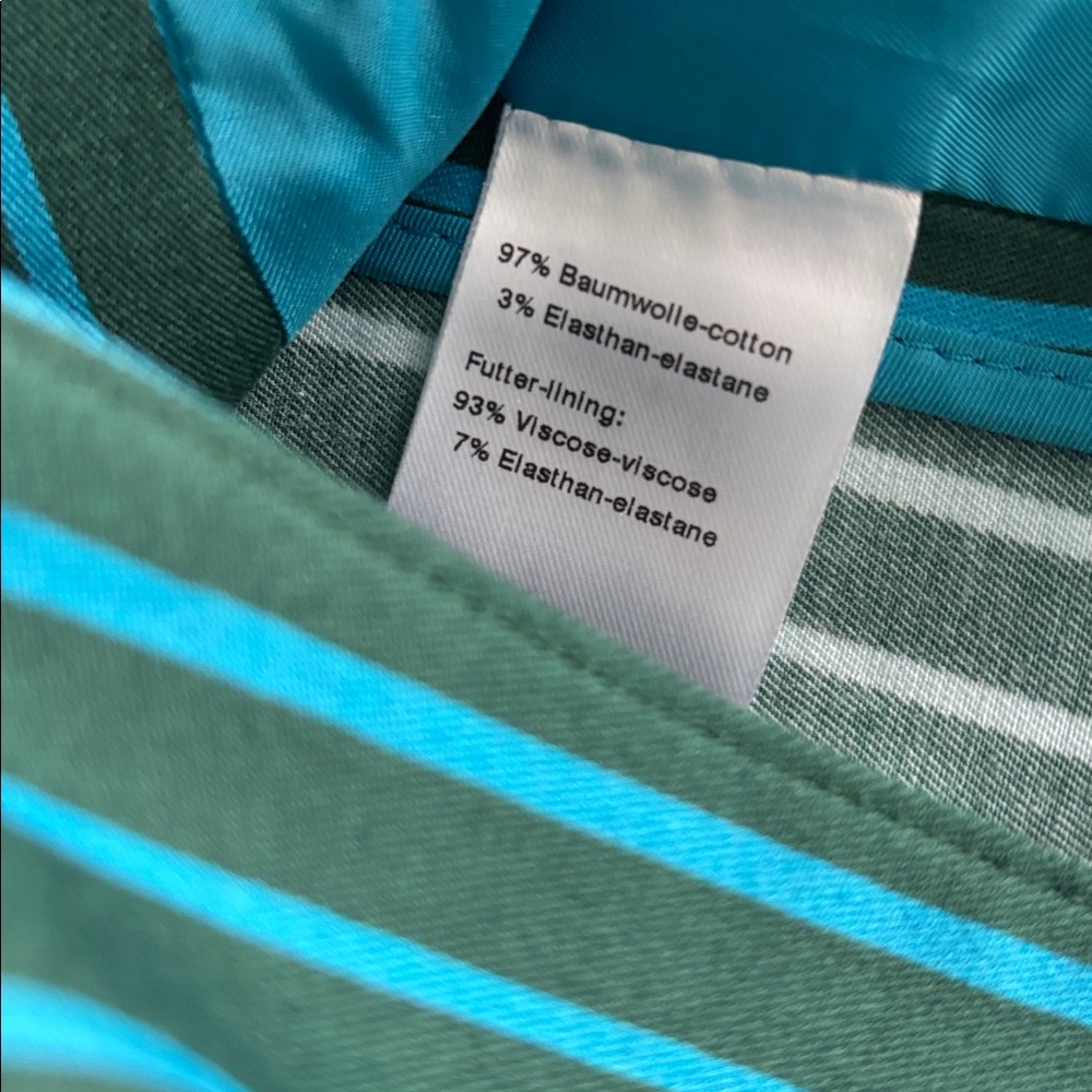 Akris Punto Stripe One Button Blazer - Picture 4 of 4